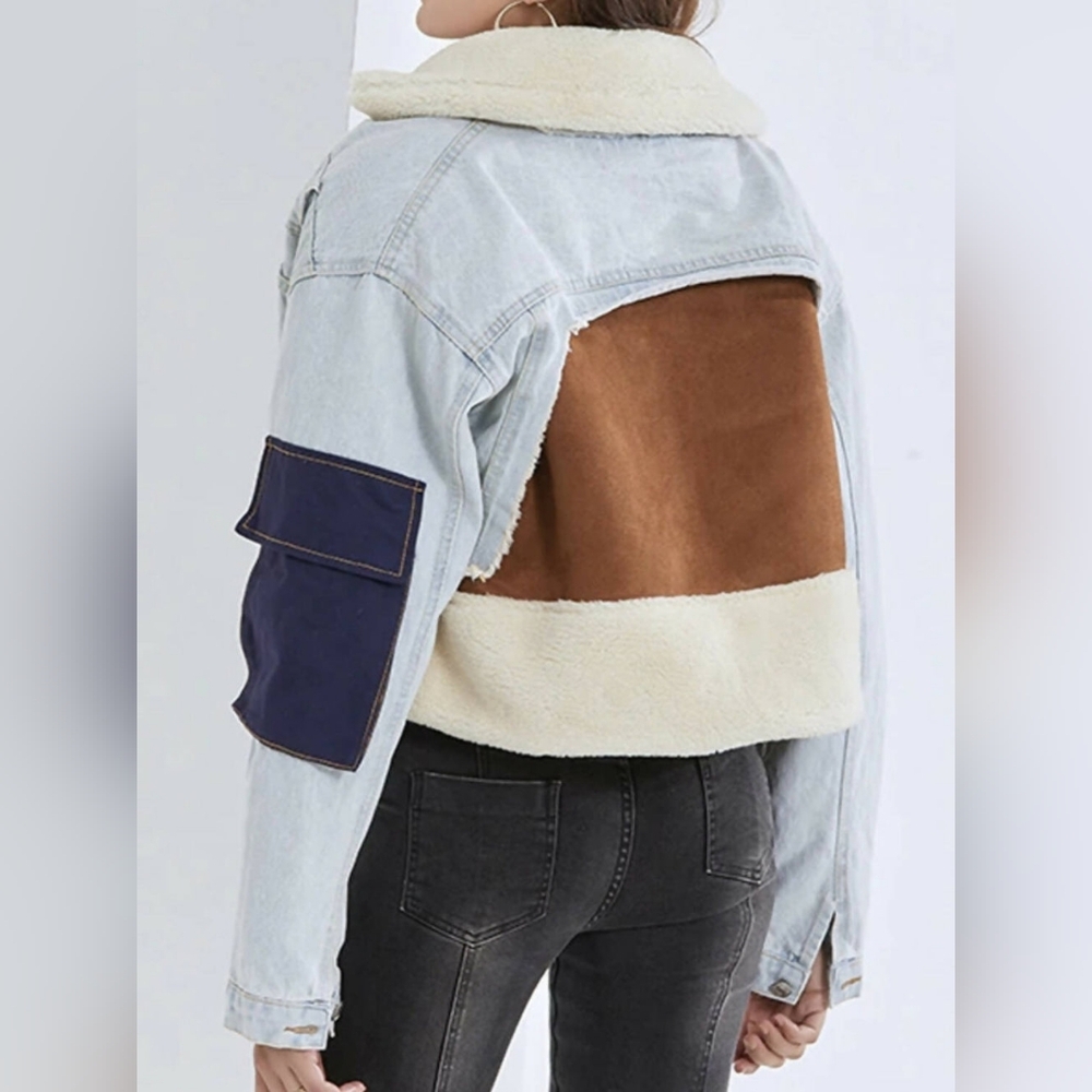 BIDA Denim Patchwork Jacket - Picture 12 of 16